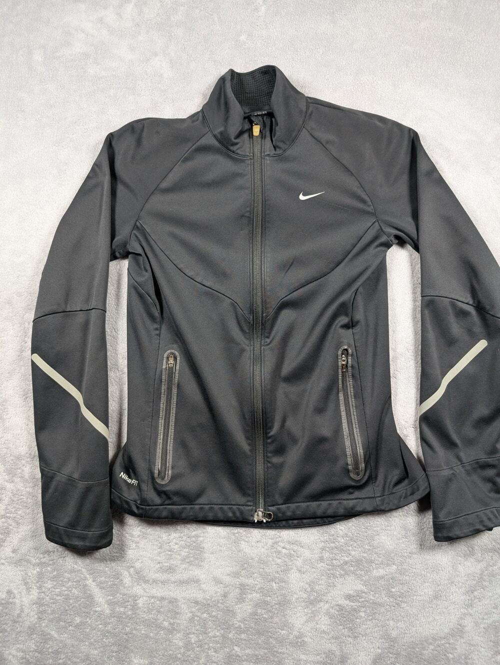 Nike Storm-FIT Jacket Womens Small Black Athleisure Workout Casual Outdoor